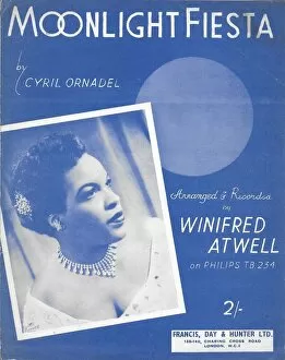 Moonlight Gallery: Winifred Atwell music sheet for Moonlight Fiesta
