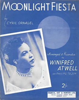 Moonlight Gallery: Winifred Atwell music sheet for Moonlight Fiesta