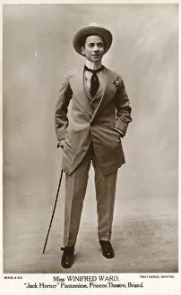 MonoMania Images Gallery: Winifred Ward music hall male impersonator 1880-1975