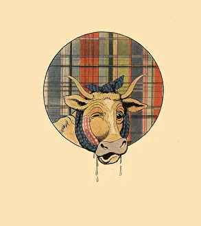 Portraying Prints: Winking Cow