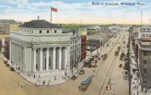 Manitoba Prints: Winnepeg - Bank of Montreal, Manitoba, Canada