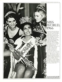 Contest Prints: Winner of Miss World, Miss India - Reita Faria