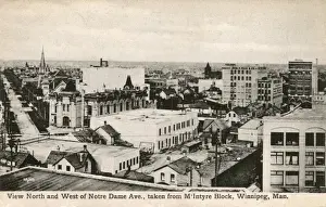 Mcintyre Prints: Winnipeg, Manitoba, Canada - Notre Dame Avenue