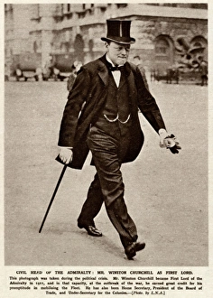 Images Dated 24th October 2017: Winston Churchill in 1915
