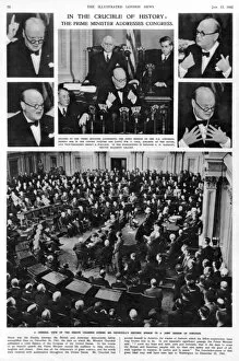 Senate Gallery: Winston Churchill addresses congress