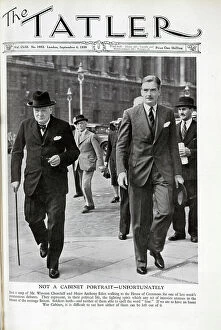 Antony Collection: Winston Churchill and Anthony Eden
