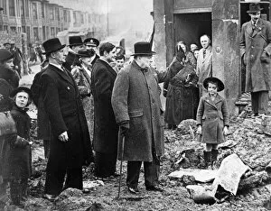 Damage Collection: Winston Churchill in Bristol, 1941