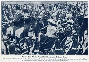 Images Dated 17th January 2017: Winston Churchill on Coronation Day 1911