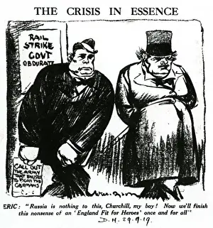 Geddes Prints: Winston Churchill - Daily Herald Cartoon