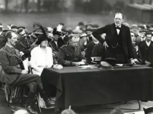 Speaks Prints: Winston Churchill at Enfield Lock Munition Works