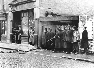 Policemen Prints: Winston Churchill at Sidney Street Siege, East London
