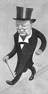 Admiralty Gallery: Winston Churchill by Tom Hutt