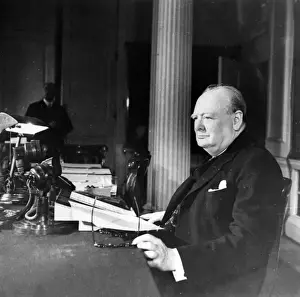 Microphone Prints: Winston Churchill VE Day Broadcast