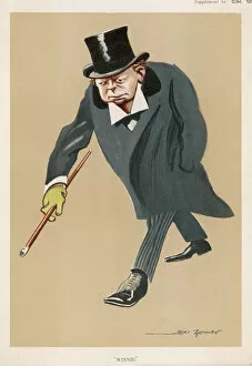 Caricatures Collection: Winston Churchill / World
