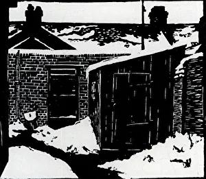 Lino Prints: Winter