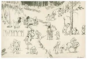 Pixies Prints: Winter Cartoon (Front)