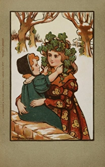 Images Dated 12th April 2008: Winter Children by Ethel Parkinson