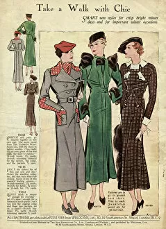 Tweed Gallery: Winter fashion 1935