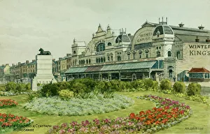 Morecambe Prints: Winter Gardens and Cenotaph, Morecambe, Lancashire