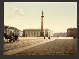 The Winter Palace Place and Alexanders Column, St. Petersbu