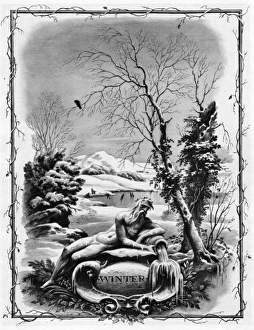 Images Dated 2nd September 2016: Winter by Rex Whistler