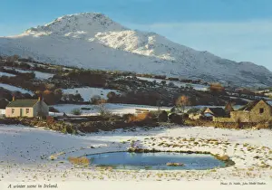 John Hinde Prints: A Winter Scene in Cooley Mountains