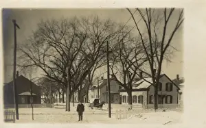 Picket Prints: Winter scene in Greystone, USA