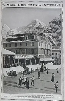 Skates Prints: Winter season Switzerland
