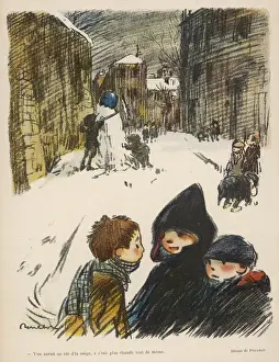 Winter Snowman 1911