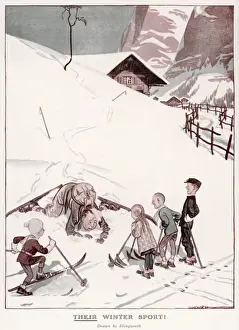 Laughter Prints: Their Winter Sport by Illingworth
