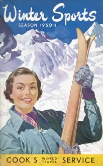 Brochure Prints: Winter Sports Season 1950-1