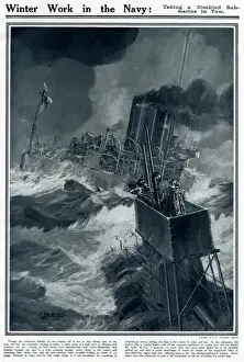 Parent Prints: Winter work in the Royal Navy by G. H. Davis