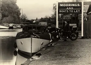 Anglia Gallery: A Winters Mooring at Beccles