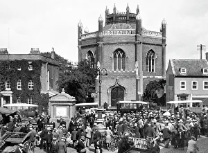Wisbech Prints: Wisbech Old Market probably 1920s