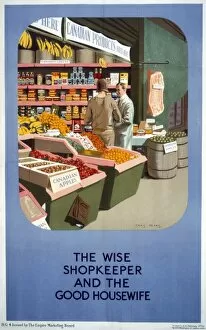 Adverts Gallery: Wise Shopkeeper Poster