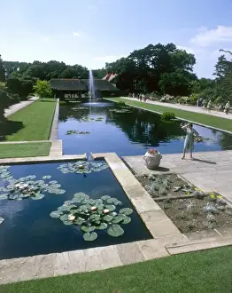 Wisley Prints: Wisley Fountain