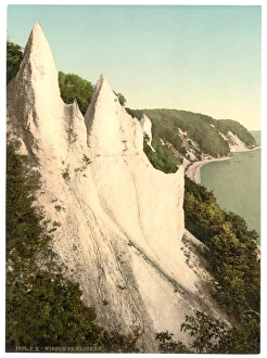 The Wissower Klinken, seen from the west, Isle of Rugen, Ger The Wissower Klinken, seen from the west, Isle of Rugen, Ger