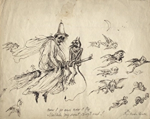 Images Dated 26th January 2012: Witch and goblins by Reverend Baden Powell
