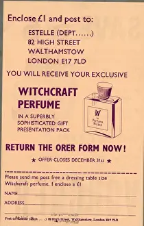 Estelle Prints: Witchcraft Perfume order form