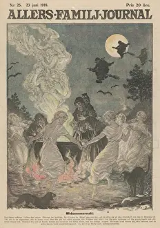 Witchcraft Prints: Witches & Cauldron