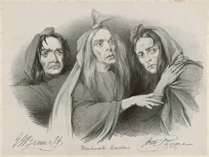 1838 Prints: Three Witches - Macbeth