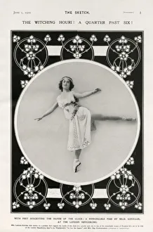 The Witching Houri! A Quarter Past Six! A remarkable pose by Russian Dancer Mlle The Witching Houri! A Quarter Past Six! A remarkable pose by Russian Dancer Mlle