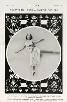 Mlle Prints: The Witching Houri! A Quarter Past Six! A remarkable pose by Russian Dancer Mlle