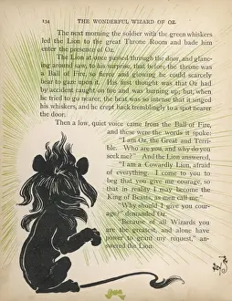 Finds Prints: Wizard of Oz / Lion and Oz