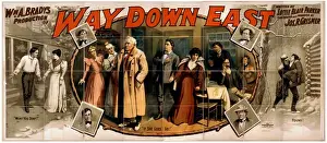 Lottie Prints: Wm. A. Bradys production of Way down East written by Lottie
