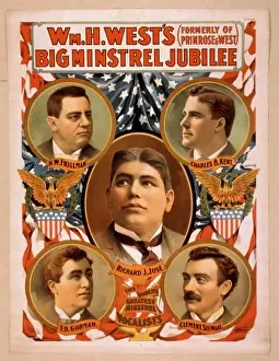 Minstrel Prints: Wm. H. Wests Big Minstrel Jubilee (formerly of Primrose & W