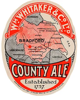 Breweries Prints: Wm Whittaker County Ale