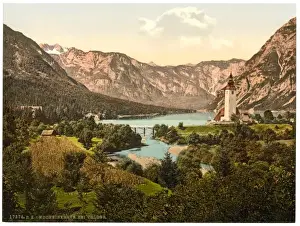 Carniola Prints: Wocheiner Lake, Carniola, Austro-Hungary