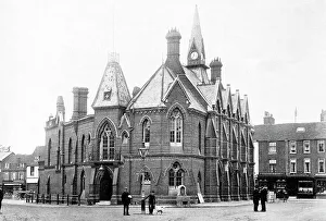 Wokingham Prints: Wokingham Town Hall early 1900s