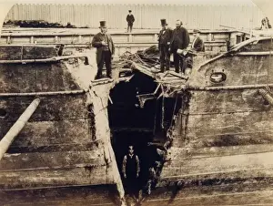 ?Wolf? paddle steamer struck by Fleetwood steamer